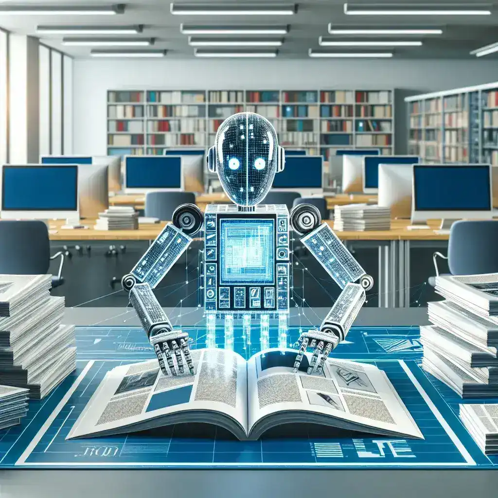 "Adobe InDesign interface showcasing AI layout suggestions for U.S. publishers with examples of automated design recommendations and graphic arrangements."